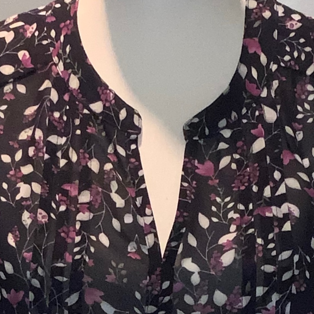 Fun 2 Fun Womens Blouse Size L - Picture 4 of 6